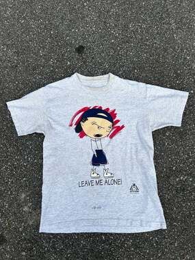 Vintage 90s Face 2 Face Attitude Leave Me Alone Graphic T-Shirt